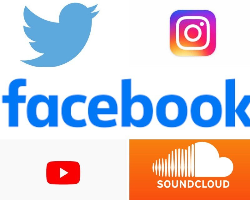 social media accounts presence 