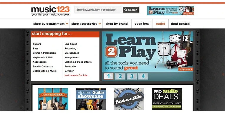 music123 musical instruments