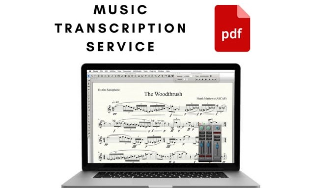 sheet music transcription