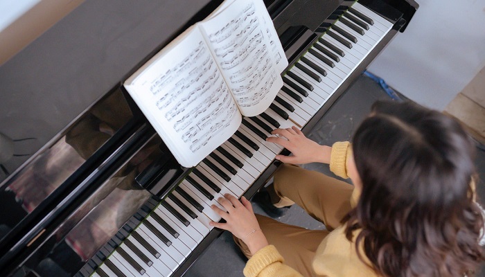 the work of music composer
