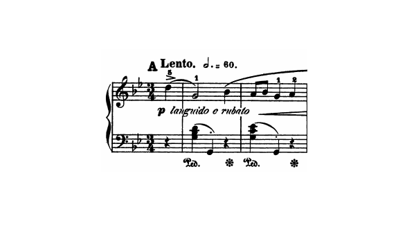 similar contrasting phrases music example