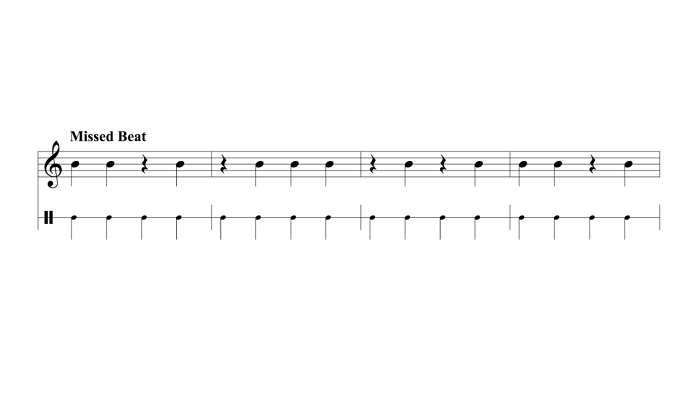 examples syncopation rock music