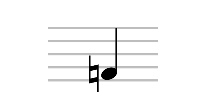 natural accidentals in music