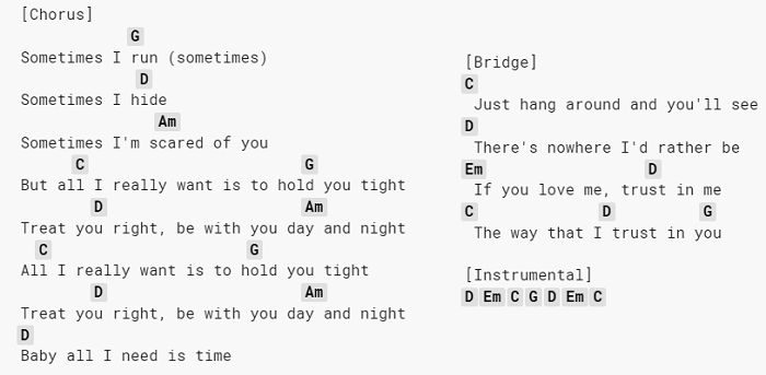 how long is bridge song