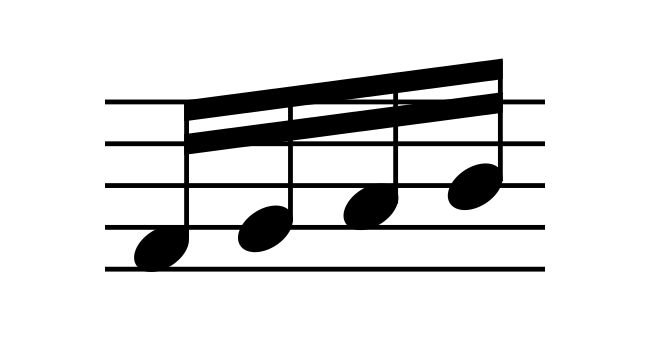 music notes letters