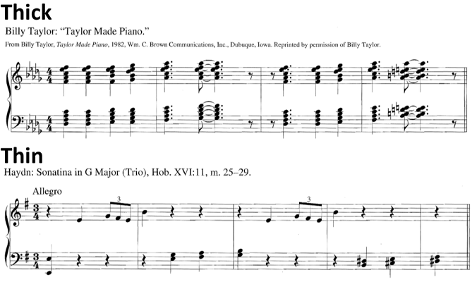 types of texture music meaning