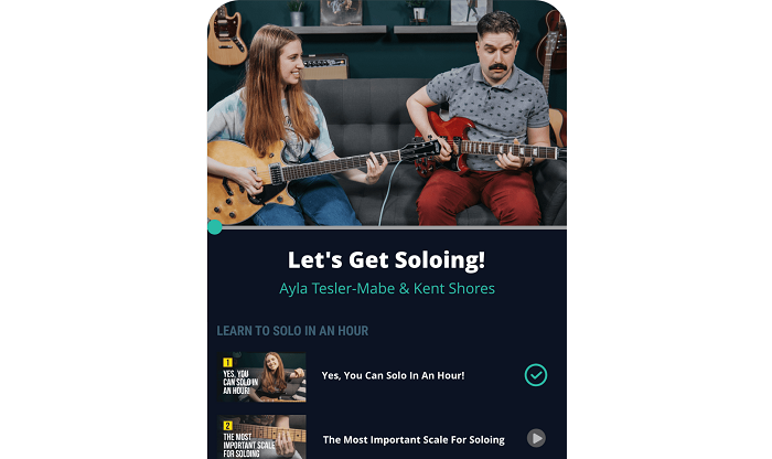 online beginner lessons guitareo
