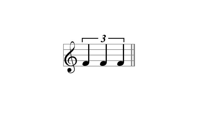 triplets music examples