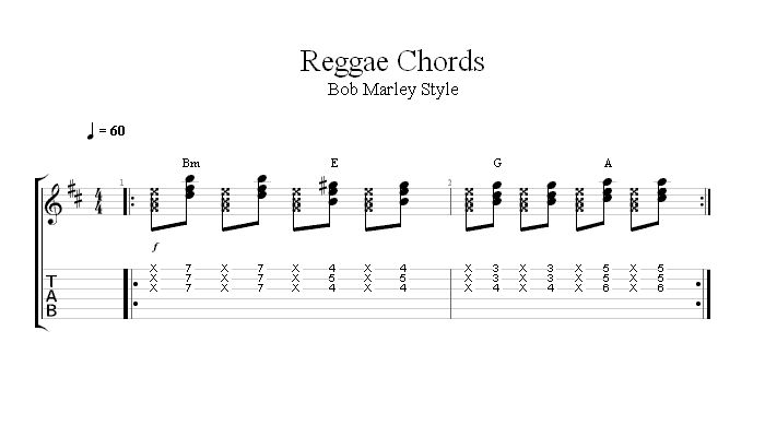 REGGAE characteristics