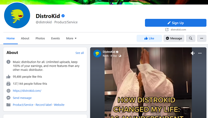 can you contact distrokid