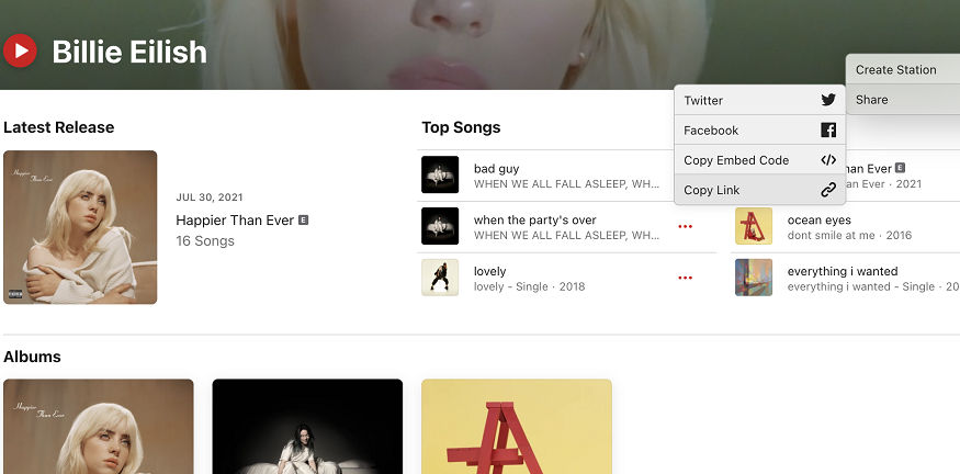 apple MUSIC LINK