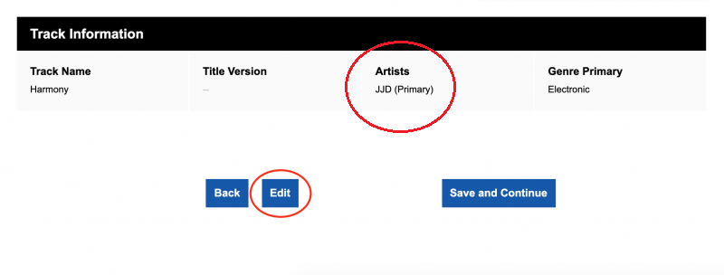 ROUTENOTE CHANGE ARTIST NAME
