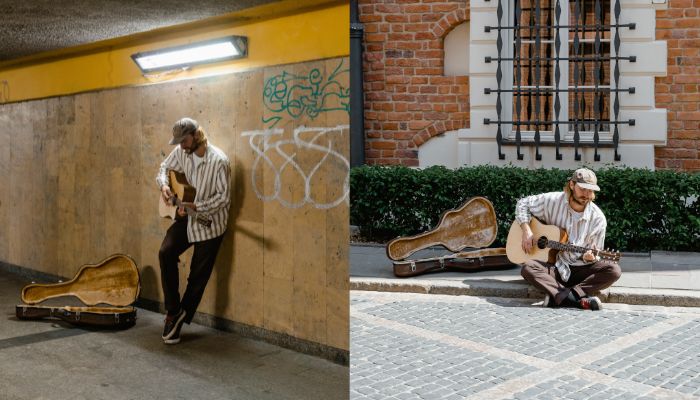 busking artist