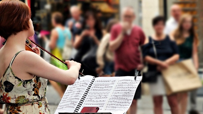 what busking music
