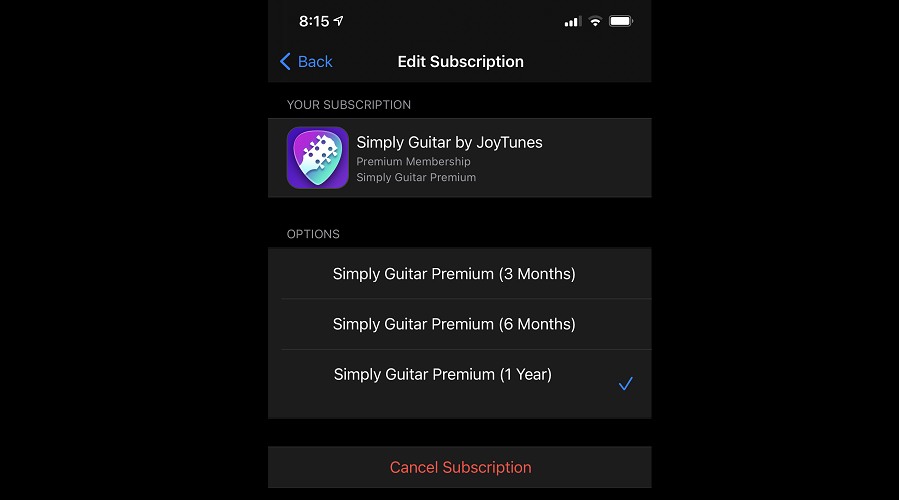 SIMPLY GUITAR SUBSCRIPTION