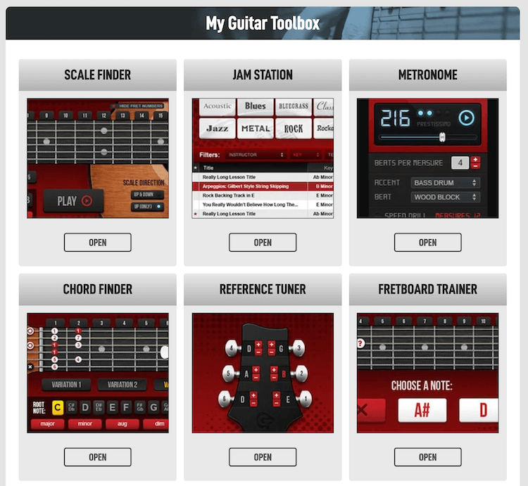 guitar tricks toolbox